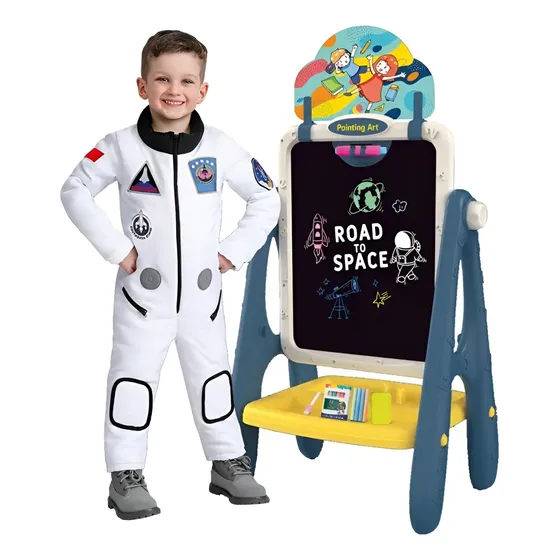 Pizarra Blanca Imantada Niños  Pizarron Doble Infantil