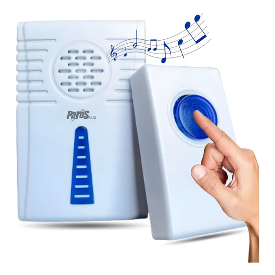 Campainha Sem Fio Residencial Wireless De Longo Alcance Wifi
