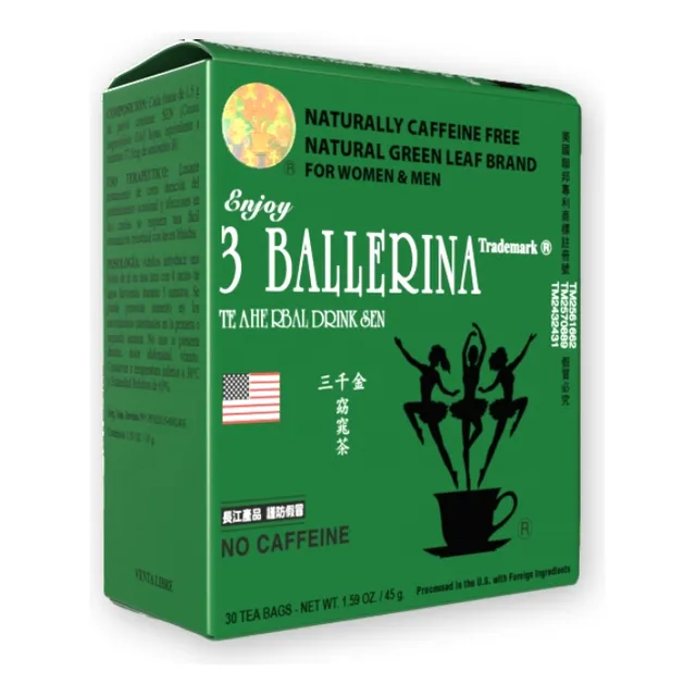3 Ballerina - Te Adelgazante (30 Bolsas) Invima