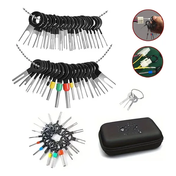Kit 41 Removedor Extrator De Terminais Conectores Chaves