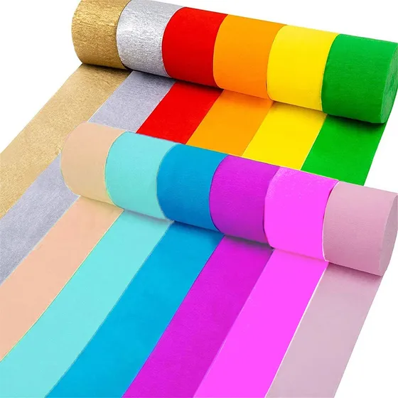 Decoração De Papel Crepom Para Festas, Casamentos E