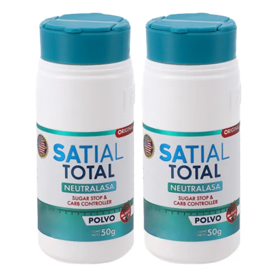 Combo X2 Satial Total Bloq Carbohidratos Y Azucares Polvo