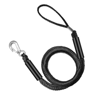 2x Anchor Bungee Dock Line Dockline Cuerda De Negro Negro 2x Anchor Bungee Dock Line Dockline Cuerda De Negro Negro