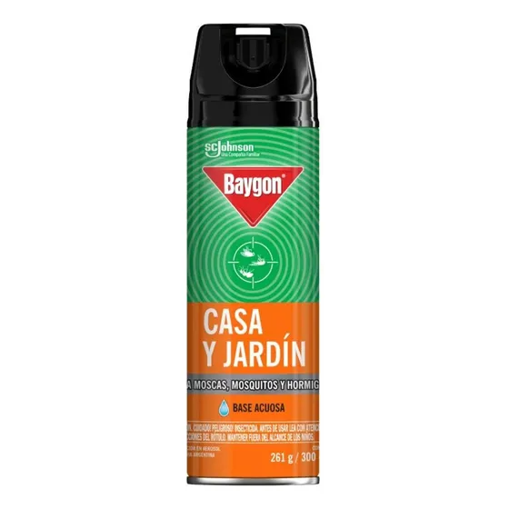 Baygon Casa Y Jardín Naranja 300cc Pack X3unidades