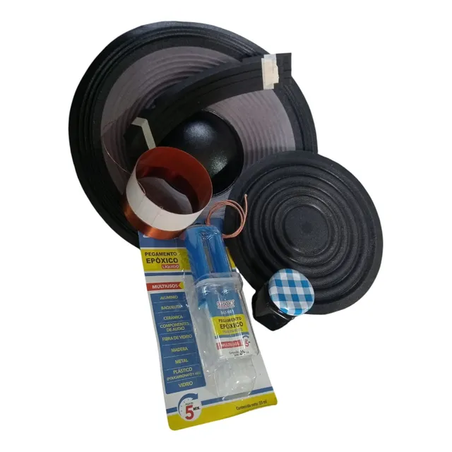 Kit Reparacion Bocina Compatible Con Das Modelo 12p 800w Gris
