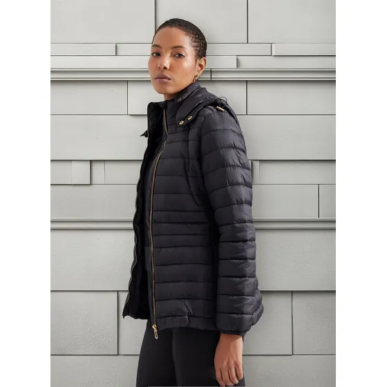 Chaqueta Para Mujer Marca Patprimo Color Negro #30080480