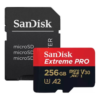 Adaptador Micro Sd De Tarjeta De Memoria Sandisk De 256 Gb Adaptador Micro Sd De Tarjeta De Memoria Sandisk De 256 Gb