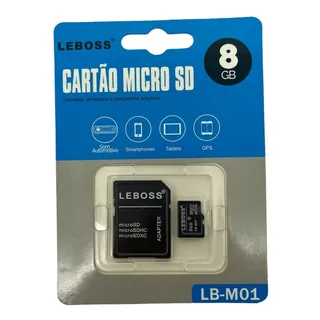 5 CartĂŁo De Memoria Micro Sd 8gb + Adaptador Atacado 5 CartĂŁo De Memoria Micro Sd 8gb + Adaptador Atacado