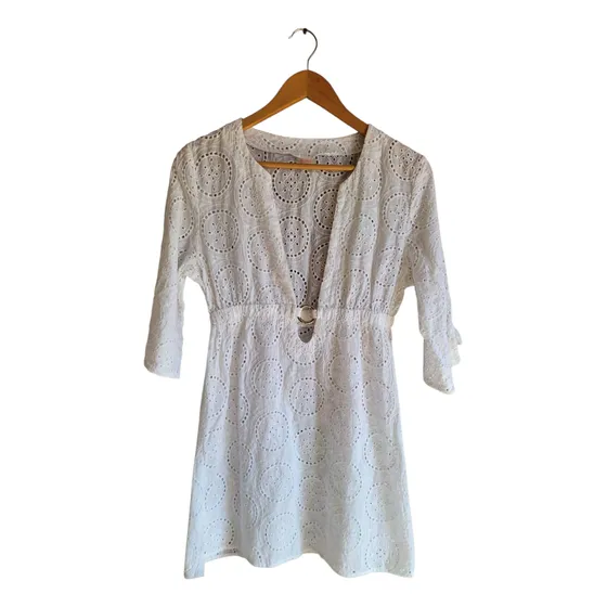 Vestido Corto Broderie Echo - Talle M