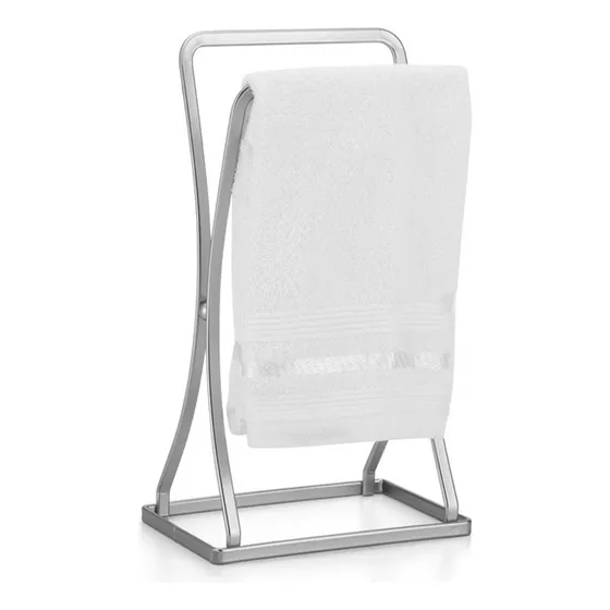 Porta Toalha Lavabo De Pia De Banheiro Em Aço Arthi Prata Cor CROMO FOSCO