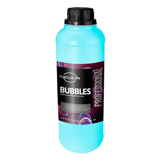 Liquido Bolha De Sabão - Bolinhas De Sabão - Fluido 1 Litro Fragrância Neutro