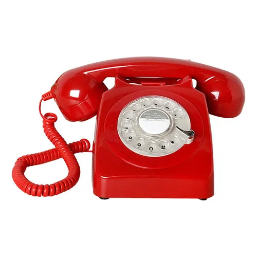 Para Telefone De Discagem Rotativa Vintage, Com Toque De
