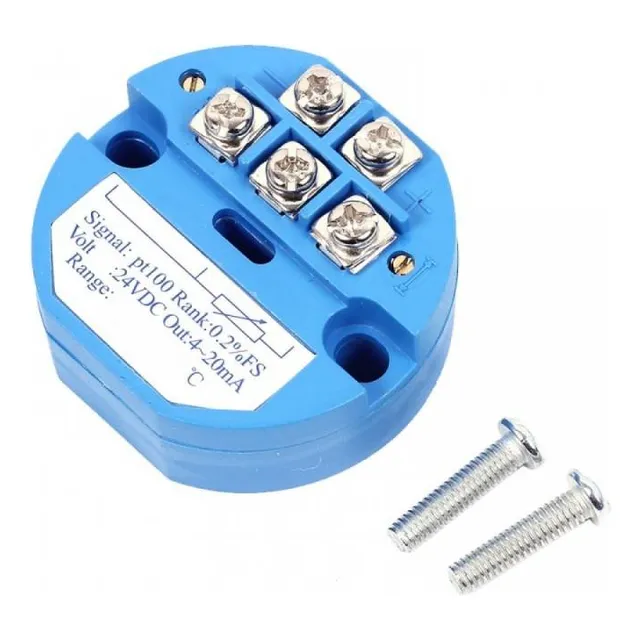 Transmisor De Temperatura Rtd  Pt100 4-20ma 0° A 600°c