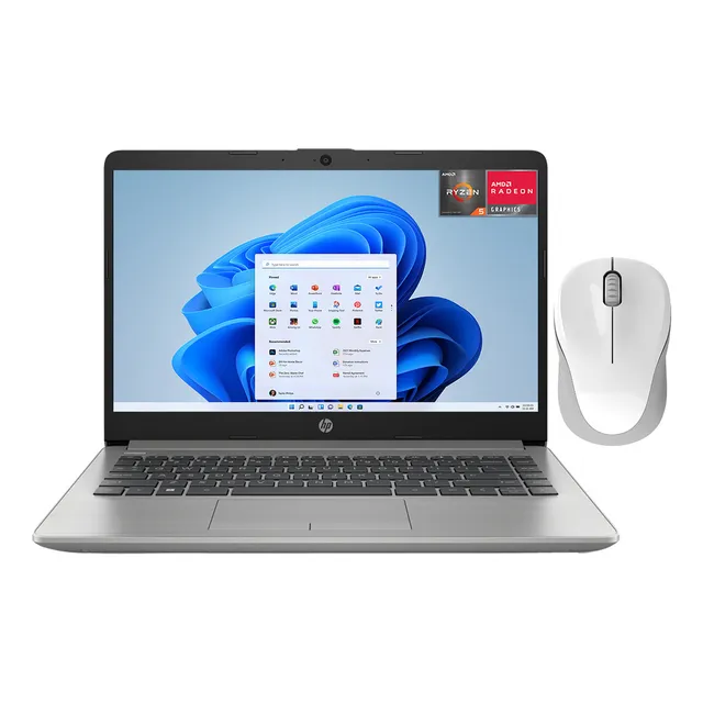 Laptop Hp 245 G9 Amd Ryzen 5 5625u 12gb Ram 512gb Ssd Windows 11 Home Mouse Dxt Teclado En Español