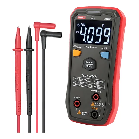 Multimetro Digital Ncv Smart Uni-t 600v Tester + Puntas
