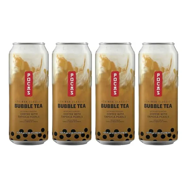 Bubble Tea Con Perlas De Tapioca, Pack De 4, 16 5 Oz, Bebida