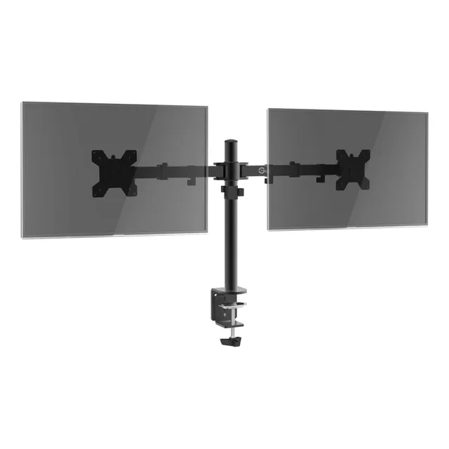 Soporte Para Doble Monitor Getttech de 1932 Pulgadas Hasta 8kg Ajustable en Altura Vesa 75x75mm100x100m Gwmdt23201