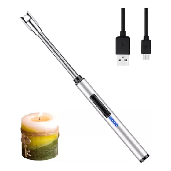 Encendedor Electrico Chispero Arco Plasma Usb Recargable