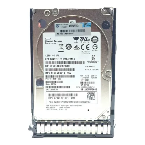 Hd Hp 600gb 15k Sas 2,5 Eh0600jdytl 759212-b21 748385-003 759221