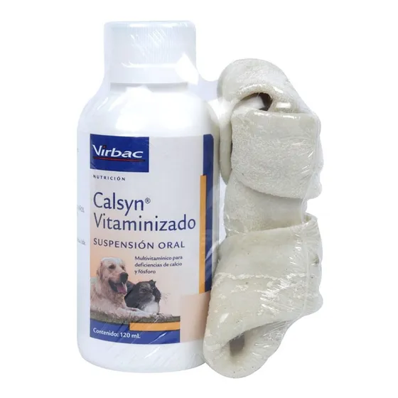Calsyn 120ml Cálcio, Fósforo Y Vitaminas Perros Y Gatos 