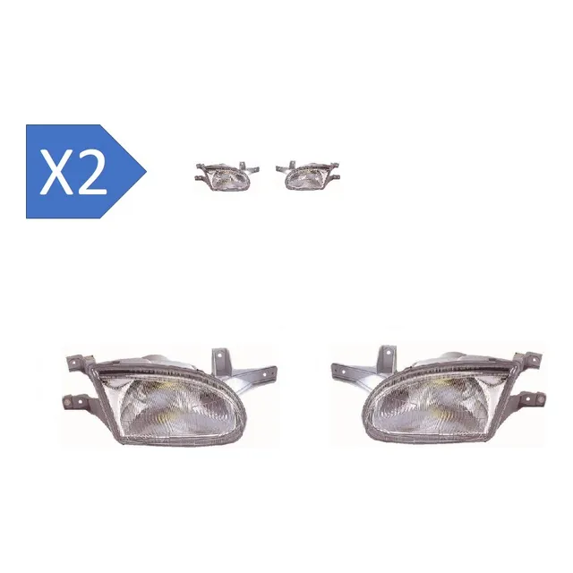 Zpack1 Faro Delantero Accent 2004 2005 2006