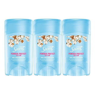 Antitranspirante Secret Powder Protect Cotton Gel 45g, 3uds Fragancia Algodón Antitranspirante Secret Powder Protect Cotton Gel 45g, 3uds Fragancia Algodón