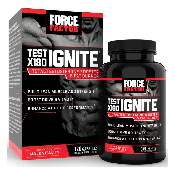 Force Factor Test X180 Ignite Total Testosterone Booster Par