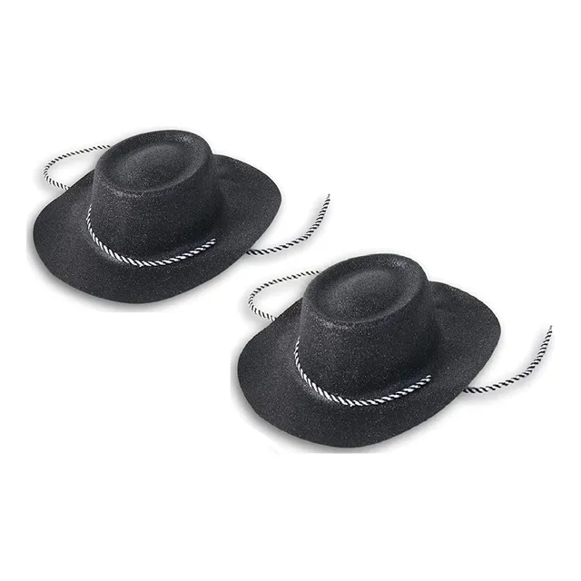 Disfraz De Halloween Glitter Plástico Cowboy Sombrero ...