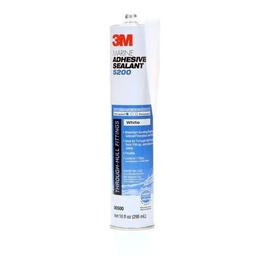 Adhesivo Sellador Silicon Marino 3m 5200 Blanco (295ml)