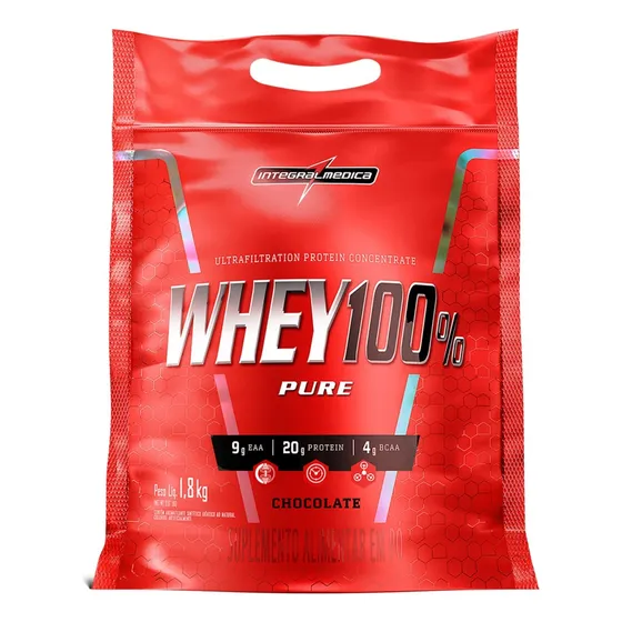 Whey 100% 1,8kg Pouch - Integralmedica