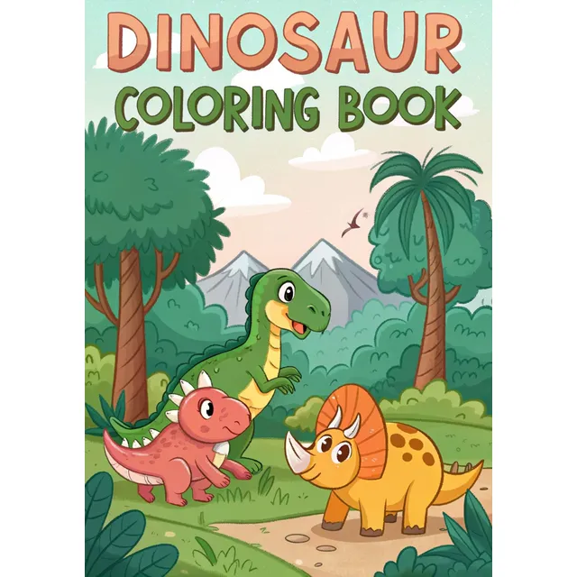 Colorea Y Conoce A Los Dinosaurios - Libro Pdf Para Niños