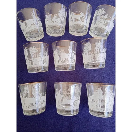 Vasos Cortos 10 Unidades Motivo Navideño Nuevos Marca Vidosa