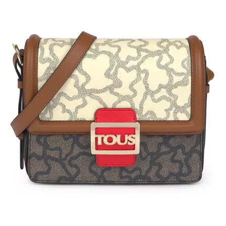 Bandolera Tous Mediana Kaos Icon Multi Beige - Rojo