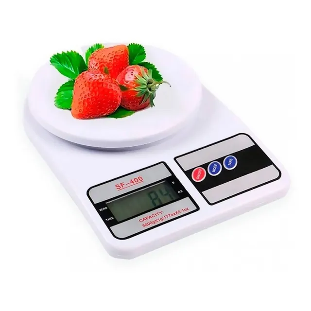 Balanza Digital Peso De Cocina Portatil 10kg Incluye Bateria