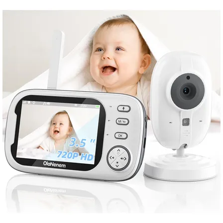 Baba Eletronica Sem Internet 3.5 Monitor Transmissão 300m 127/220v Bege