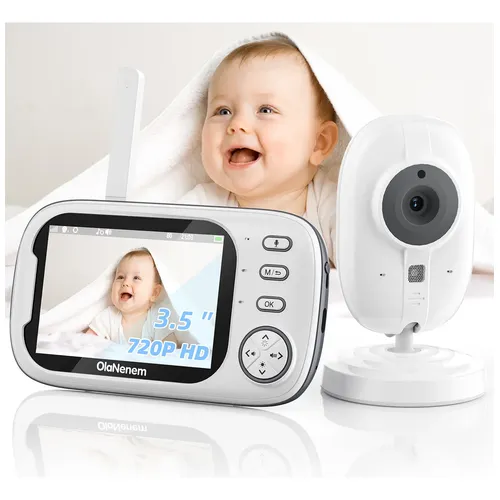 Babá Eletrônica Hellobaby Hb6550 Monitor Vídeo Tela 5 Pol. Cor