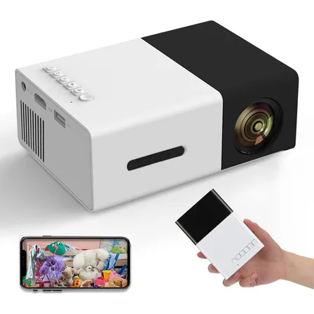 Mini Proyector Portátil Yg310 Led Hd 600lm + Control Remoto