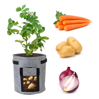 Bolsas De Cultivo De Patatas Transpirables De 4 Galones Con Bolsas De Cultivo De Patatas Transpirables De 4 Galones Con