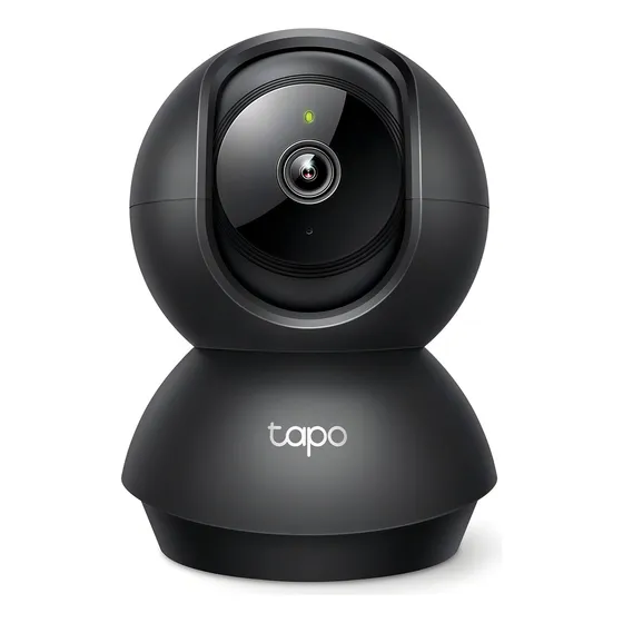 Tp-link Tapo C211 cámara PT 3MP 2k WIFI con audio bidireccional visión nocturna y seguimiento inteligente Autrotracking grabación 360° color negro