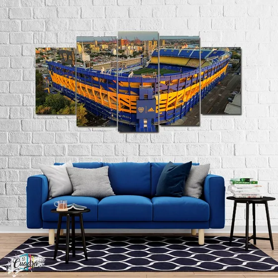 Cuadro Bombonera Boca Juniors Decorativo Moderno Boca