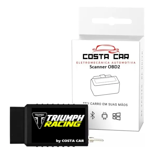 Scanner Obd2 Moto Triumph (apaga Luz Revisão/injecão/remap)