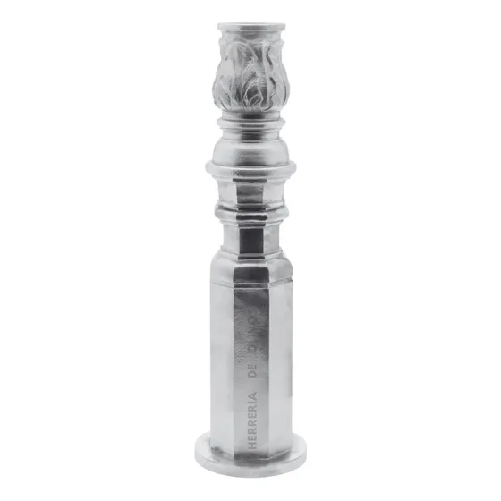 Adornos Para Columna 2 Y 1/2'' Para Galería, Base Con Flor
