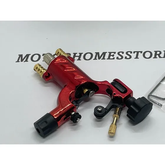 Híbrida Tattoo Vermelha Rotatória Double Conection Rca Clip Cor Vermelho