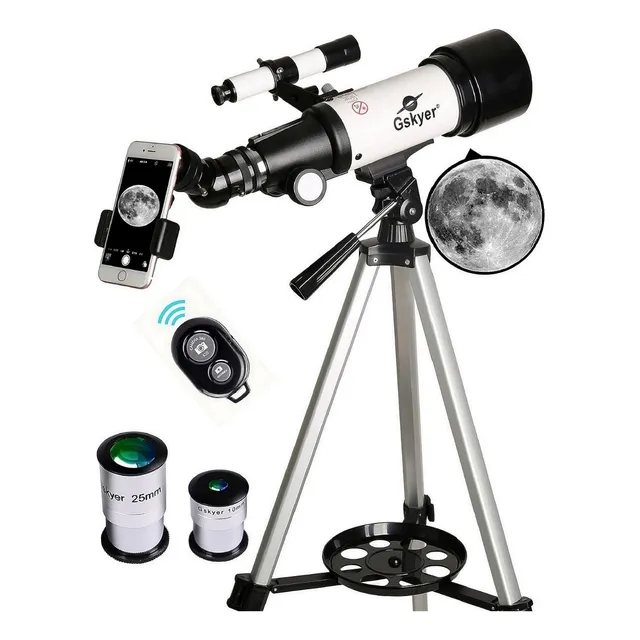 Telescopio Astronomico Gskyer 70mm Con Tripode Y Adaptador C