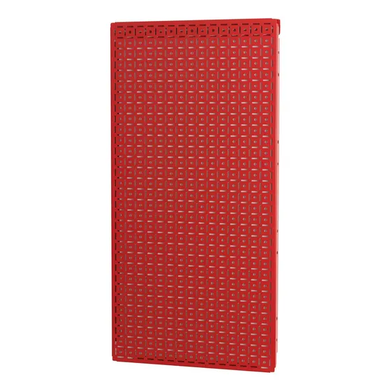 Omnipanel Metal Galvanneal 41 X 81 Cm Con Tacos Negro Rojo