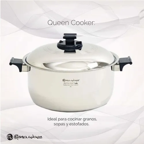 Olla 8 Litros Rena Ware Queen Cooker 