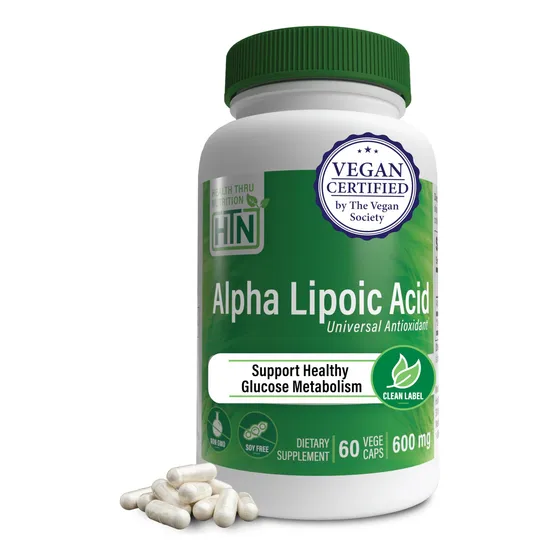 Suplemento Health Thru Nutrition Ácido Alfa Lipoico 600 Mg