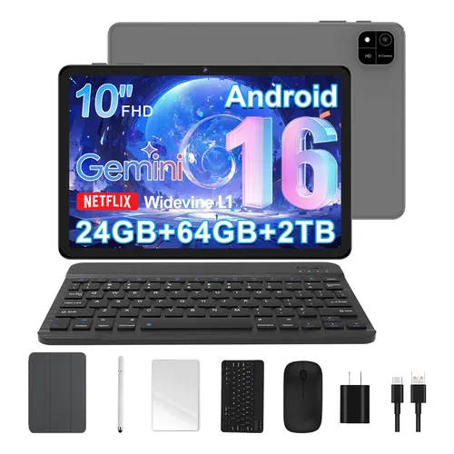 Tablet 10.1 256GB 8GB Ram 4G Dual Chip WiFi GPS Com Teclado