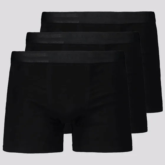 Não Ativar Kit 3 Cuecas Boxer Lupo Elastic Soft I Preta