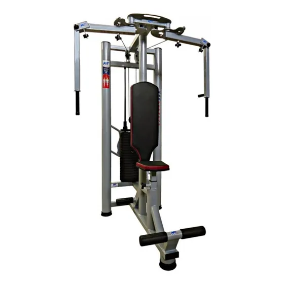 Peitoral Dorsal Fly Peck Deck Voador Aparelho De Ginastica